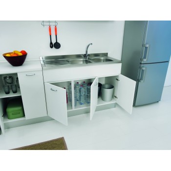 Lavello Inox doppia vasca destra Colavene