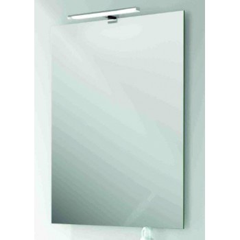 Mobile bagno 600 in legno laccato bianco lucido con lavabo Almagro