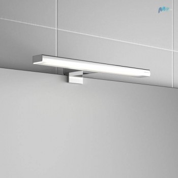 Mobile bagno 600 in legno laccato bianco lucido con lavabo Almagro