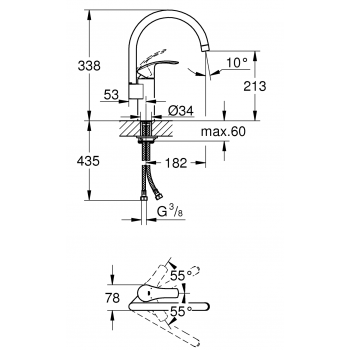 GROHE MISCELATORE LAVELLO ESMART NEW