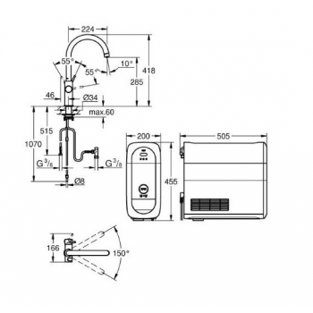 Grohe Blue Home Rubinetto per lavello 31455000