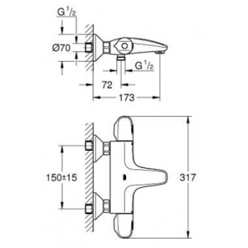 GROHE MISCELATORE BIDET EURODISC COSMO