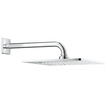 Grohe Rainshower F-Series 10″ 254 x 254 Set soffione doccia a parete sporgenza 286 mm, 1 getto 26060000