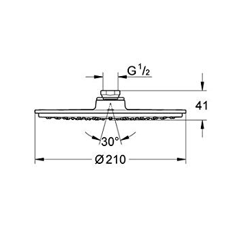 Grohe Rainshower F-Series 10″ Soffione doccia 27271000