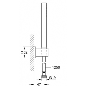 Grohe Power&Soul 160 Set asta doccia a 4 tipologie di getto combinabili 27703000