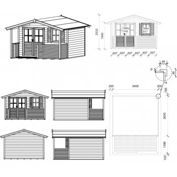 Casetta Francesco in legno 206730