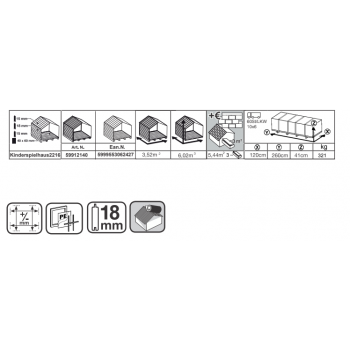 Casetta Kinder in legno 59912140