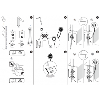 Nobili miscelatore monoforo lavello cucina per bacinella Live LV00713CR
