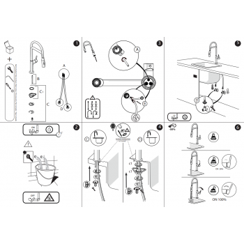 Nobili mischer Spüle Küche Acquerelli AQ93113CR