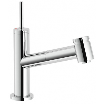 Nobili miscelatore lavello cucina con doccia estraibile Acquerelli Joystick AJ93117CR