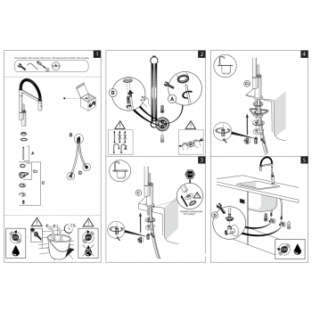 Nobili mischer Spüle Küche Acquerelli Joystick AJ93113CR