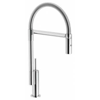 Nobili miscelatore lavello cucina con molla e doccetta Acquerelli Joystick AJ93400CR