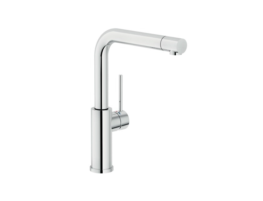 Nobili miscelatore lavello cucina con canna diam. 30 girevole ad L Web WB00123CR