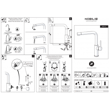 Nobili mischer Spüle Küche Web WB00113CR