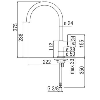Nobili mischer Spüle Küche Web WB00113CR