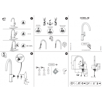 Nobili mischer Spüle Küche Web WB00113CR