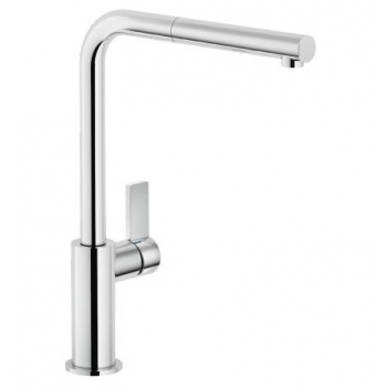 Nobili miscelatore lavello cucina con doccetta monogetto Ø22 Flag FL96127CR