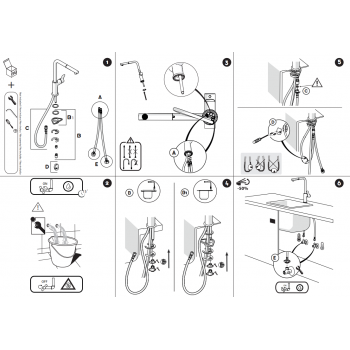 Nobili mischer Spüle Küche Flag FL96127CR