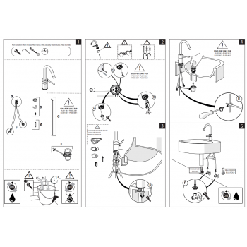 Nobili miscelatore lavello cucina con canna 30° Cube CB00523CR