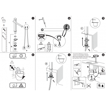 Nobili miscelatore lavello cucina Tower TW00713CR