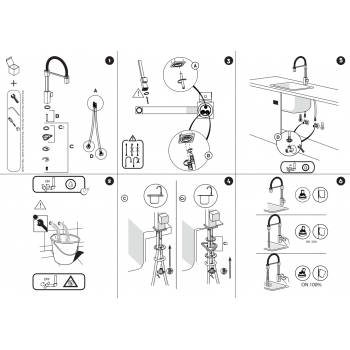 Nobili mischer Spüle Küche Tower TW00113CR