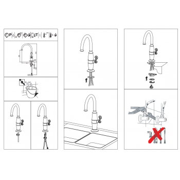 Nobili mischer Spüle Küche Tower TW00113CR
