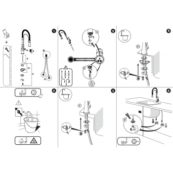 Nobili miscelatore lavello cucina Charlie CH75300CR