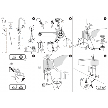 Nobili Wasserhahn Spüle Küche Lira LR116217CR