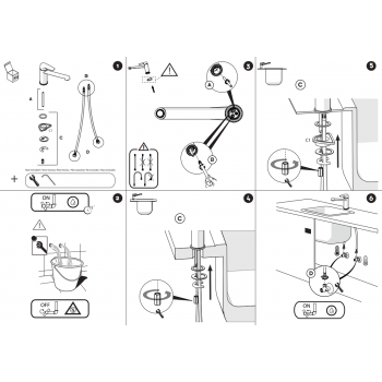 Nobili mischer Spüle Küche Snow SN00113/25CR