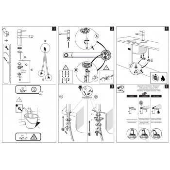 Nobili miscelatore lavello cucina Snow SN00713CR
