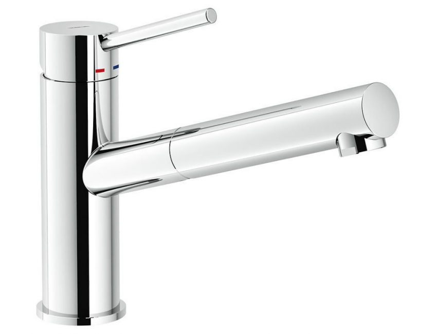 Nobili miscelatore lavello cucina con doccia estraibile Snow SN00117CR
