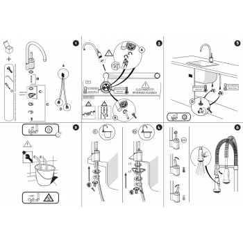 Nobili miscelatore lavello cucina Billy OZ45113CR