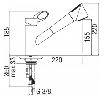 Nobili mischer Spüle Küche Oz OZ117CR