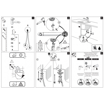 Nobili mischer Spüle Küche Oz T2 OZ124/T2CR