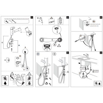 Nobili mischer Spüle Küche Herausziehbare Handbrause Oz T2 OZ117/8T2CR