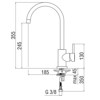 Nobili mischer Spüle Küche Oz T5 OZ713/T5CR