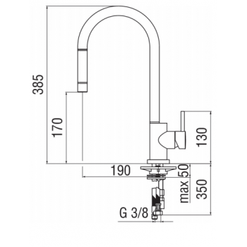 Nobili mischer Spüle Küche Oz T7 OZ134/T7CR