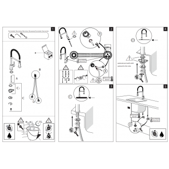 Nobili mischer Spüle Küche Herausziehbare Handbrause Oz T7 OZ137/1T7CR