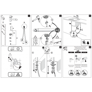 Nobili mischer Spüle Küche Herausziehbare Handbrause Oz T7 OZ137/1T7CR