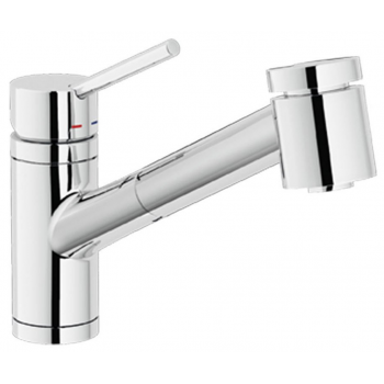 Nobili miscelatore lavello cucina con doccia estraibile Oz T8 CU117/2T8CR