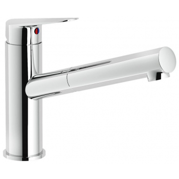 Nobili miscelatore lavello cucina con doccia estraibile Blues BS101117CR