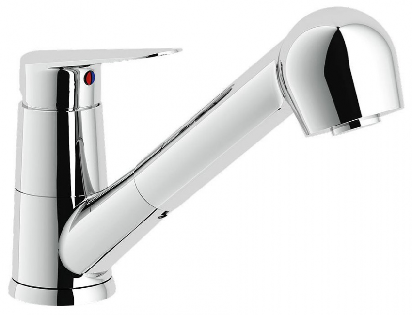 Nobili mischer Spüle Küche Herausziehbare Handbrause Blues BS101117CR