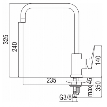 Nobili mischer Spüle Küche Herausziehbare Handbrause Blues BS101117CR