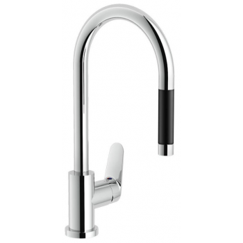 Nobili miscelatore lavello cucina con doccia estraibile Blues BS101137/1CR