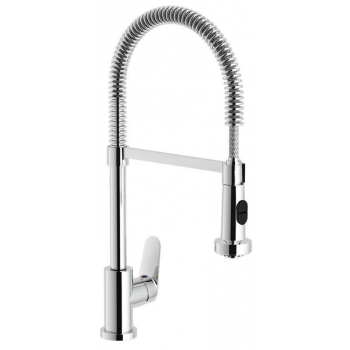 Nobili miscelatore lavello cucina con doccia Pull down Blues BS101300/3CR