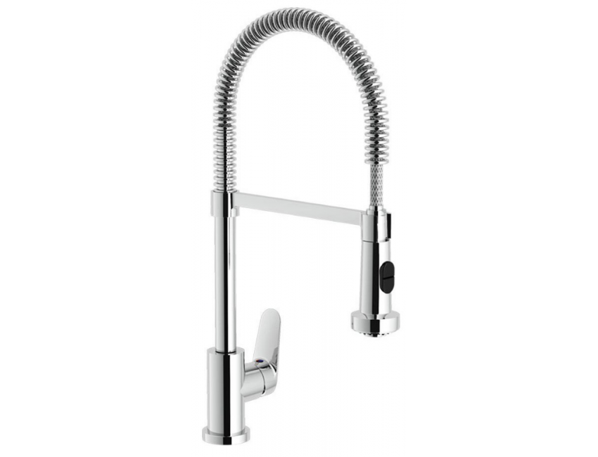 Nobili miscelatore lavello cucina con doccia Pull down Blues BS101300/3CR