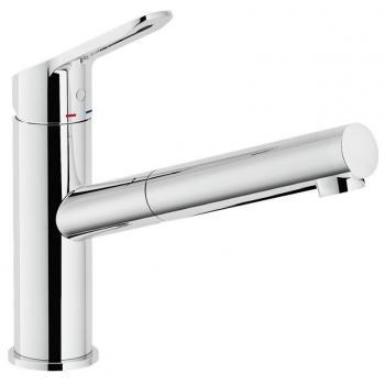 Nobili miscelatore lavello cucina con doccia estraibile New Road RD00117CR