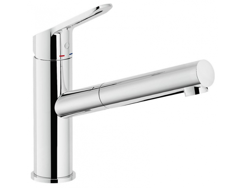 Nobili miscelatore lavello cucina con doccia estraibile New Road RD00117CR