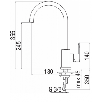 Nobili mischer Spüle Küche New Road RD00113/1CR