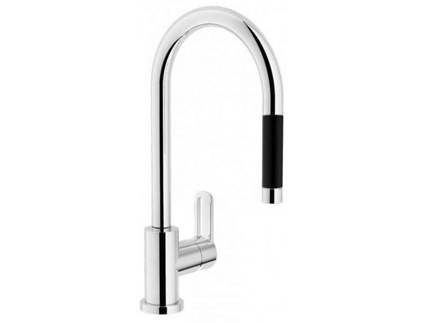 Nobili miscelatore lavello cucina con doccia estraibile New Road RD00137/1CR